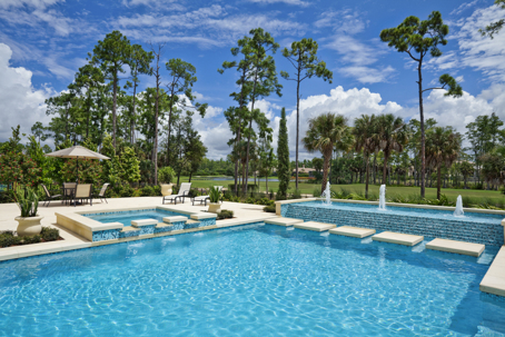 pool at a country club